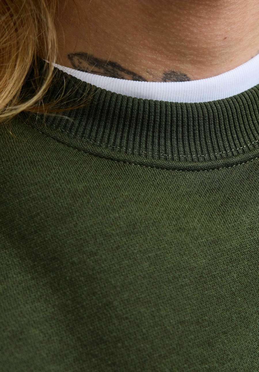 

Толстовка Jack & Jones JJEBRADLEY CREW , Duffel Bag/Dark Green