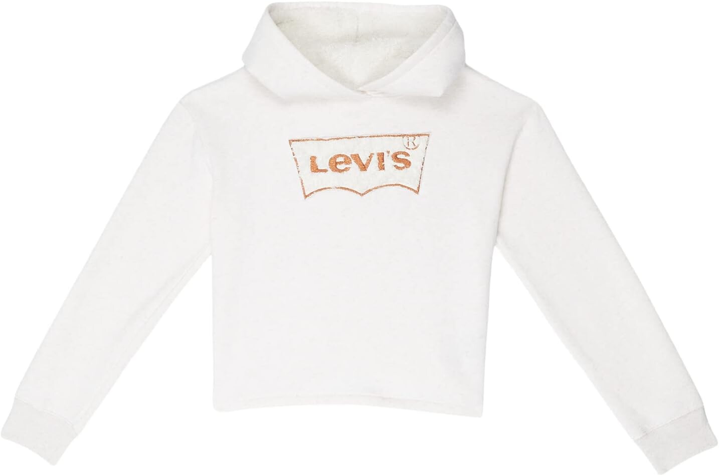

Худи Levi'S High-Rise Batwing Pullover Hoodie, цвет Oatmeal Heather