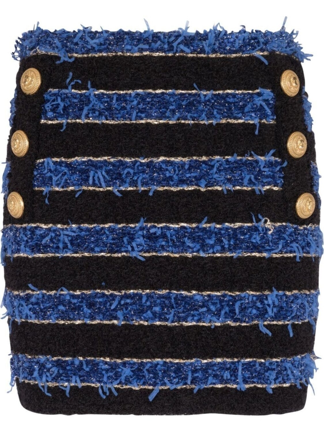 

Balmain button-detail pencil skirt, черный