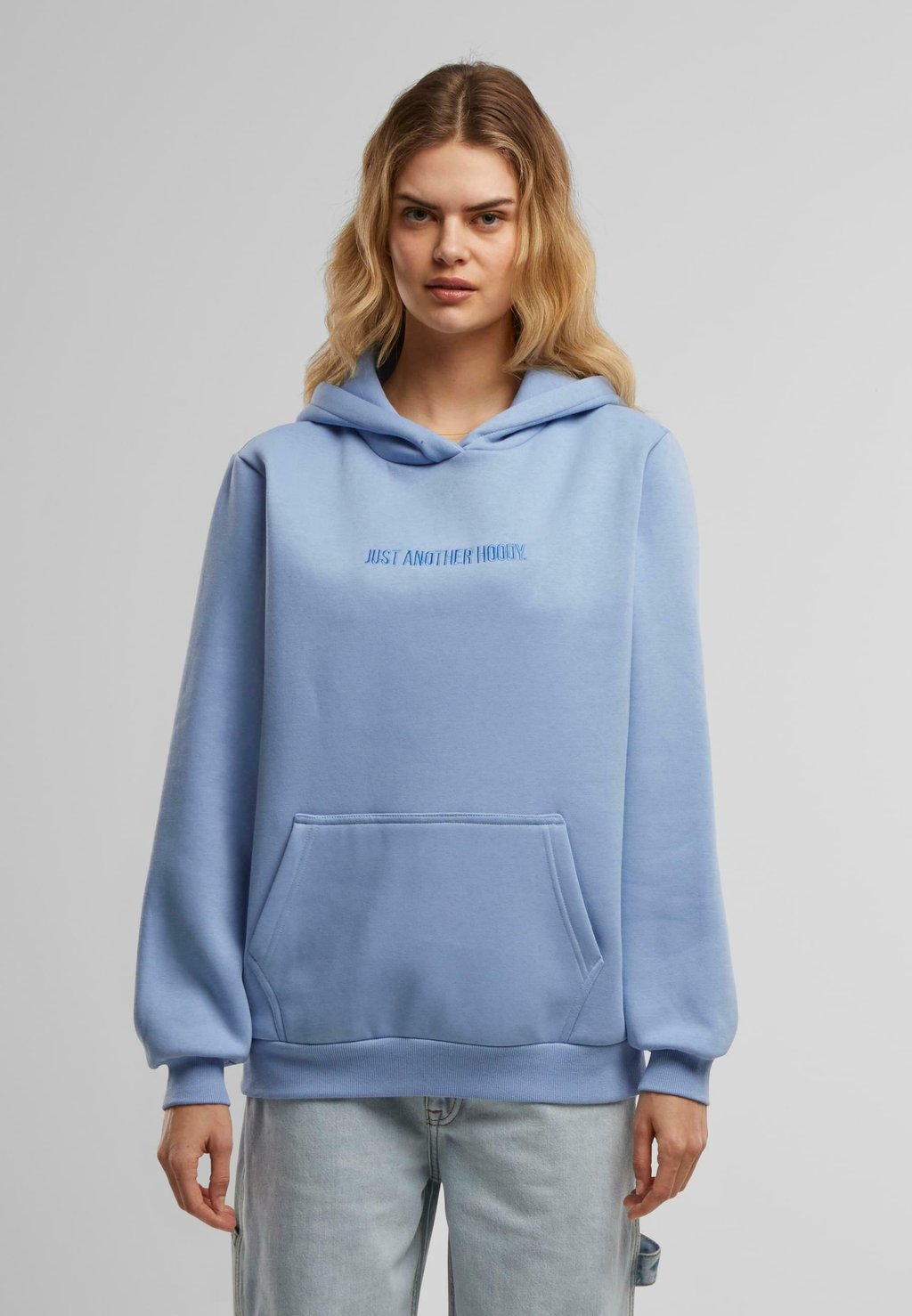 

Толстовка JUST ANOTHER EMB FLUFFY - Hoodie Mister Tee, синий