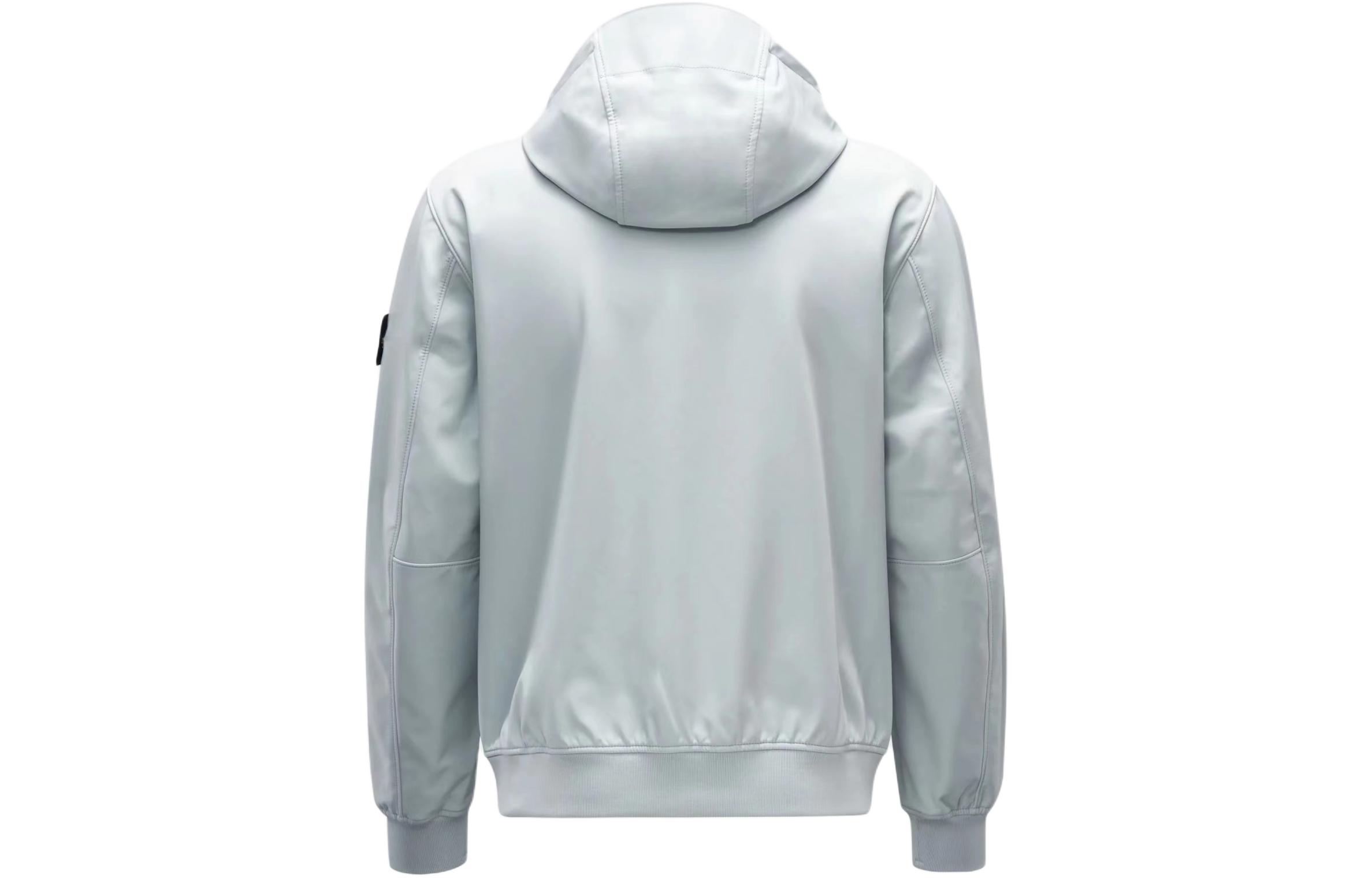 STONE ISLAND Куртка мужская небесно-голубая, Ice Frost Blue — фото 4