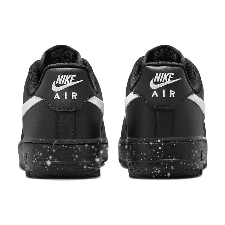 Кроссовки Nike Air Force 1 Skateboarding Shoes Unisex Low-top Black/White/Green, черный — фото 4