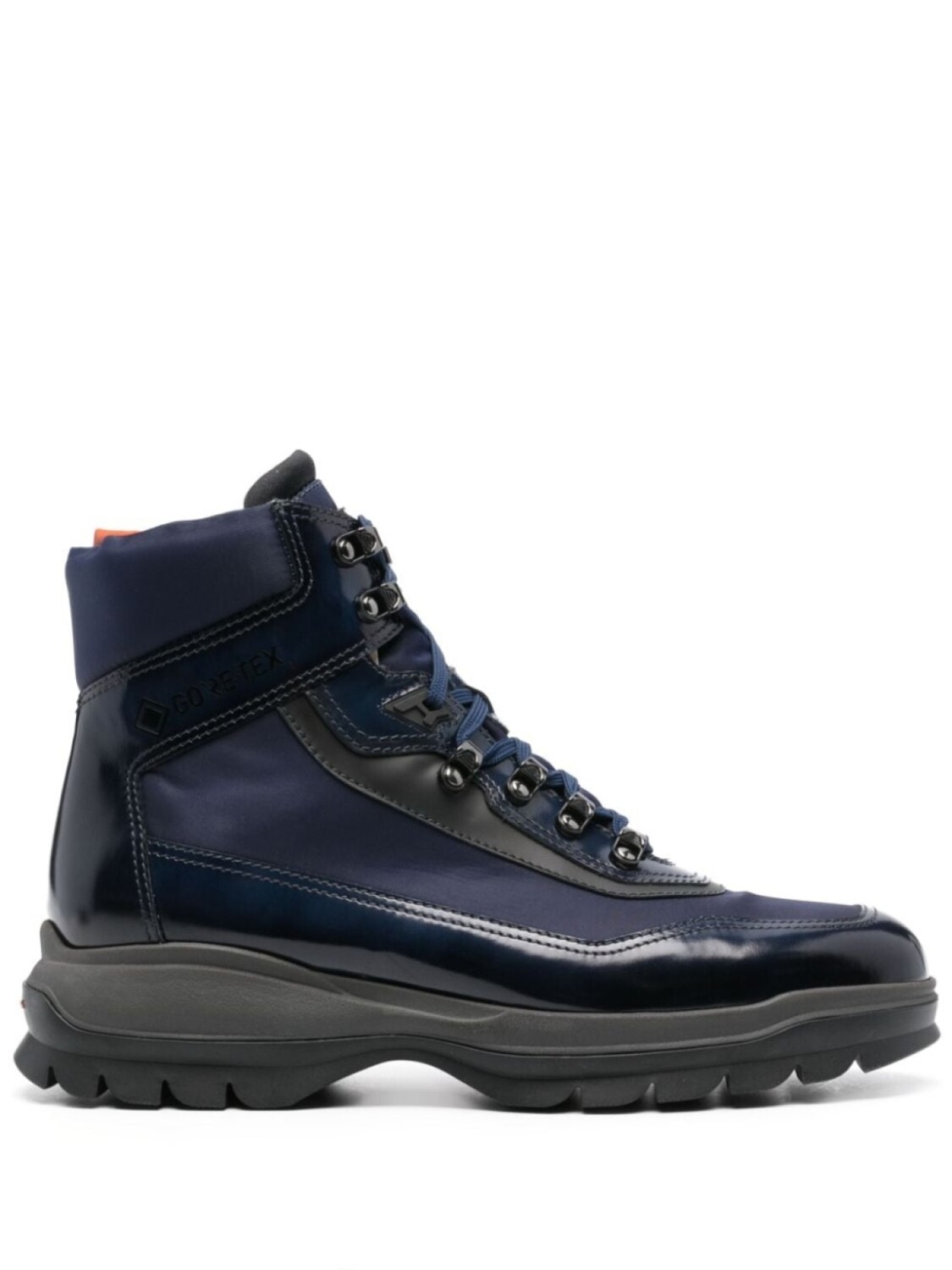 

Santoni ботинки со вставками, синий