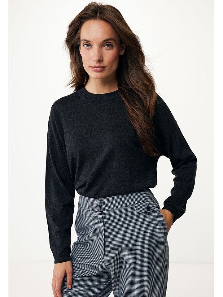 

Пуловер Mexx Wollpullover, черный