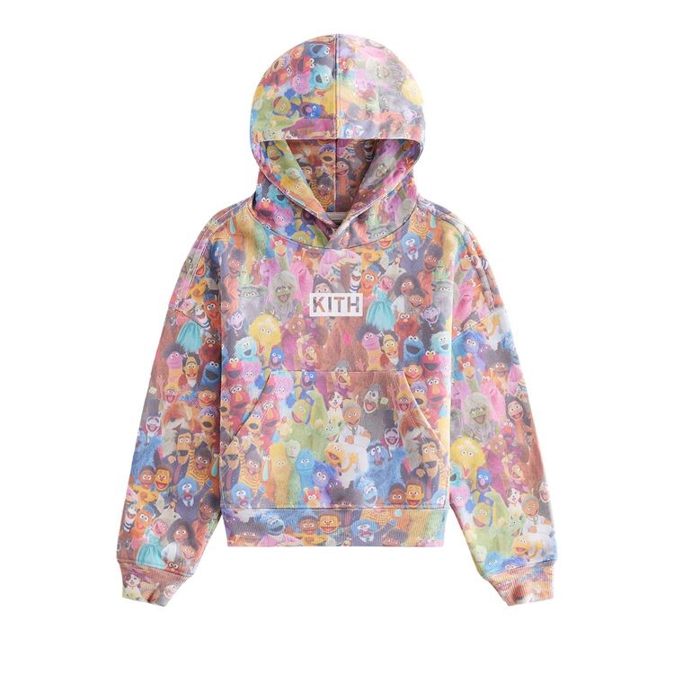 

Худи Kith Kids x Sesame Street Family Nelson Hoodie Multicolor, разноцветный