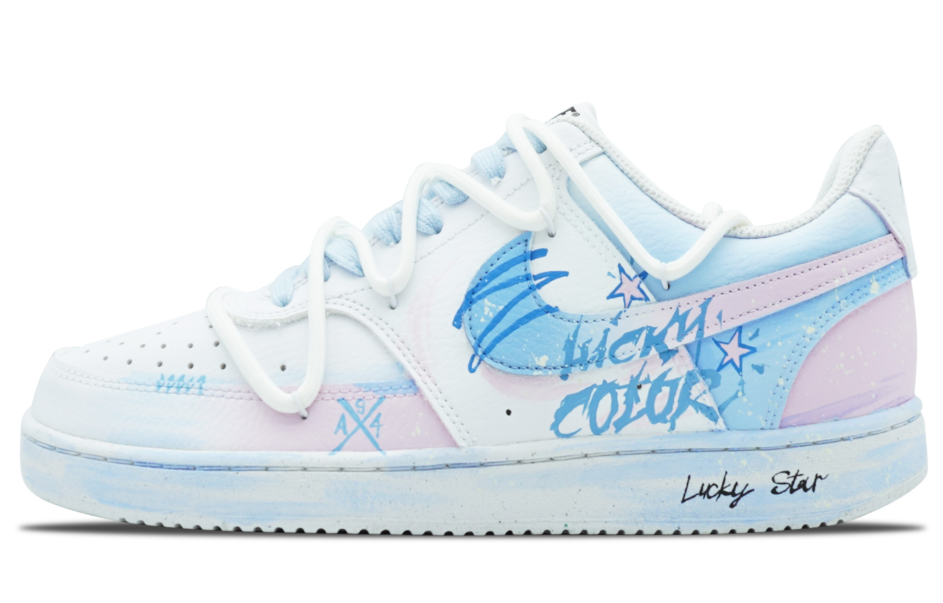 

Nike Износостойкие и легкие низкие кроссовки для скейтбординга Court Vision 1, мужские, синие