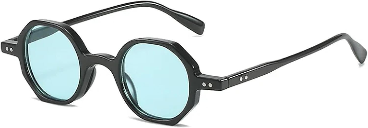 

Солнцезащитные очки с защитой от УФ-излучения UV400 | Круглая панк-оправа, маленькая | Для женщин и мужчин, для занятий спортом на открытом воздухе и вождения DSVIGF, C4black-green