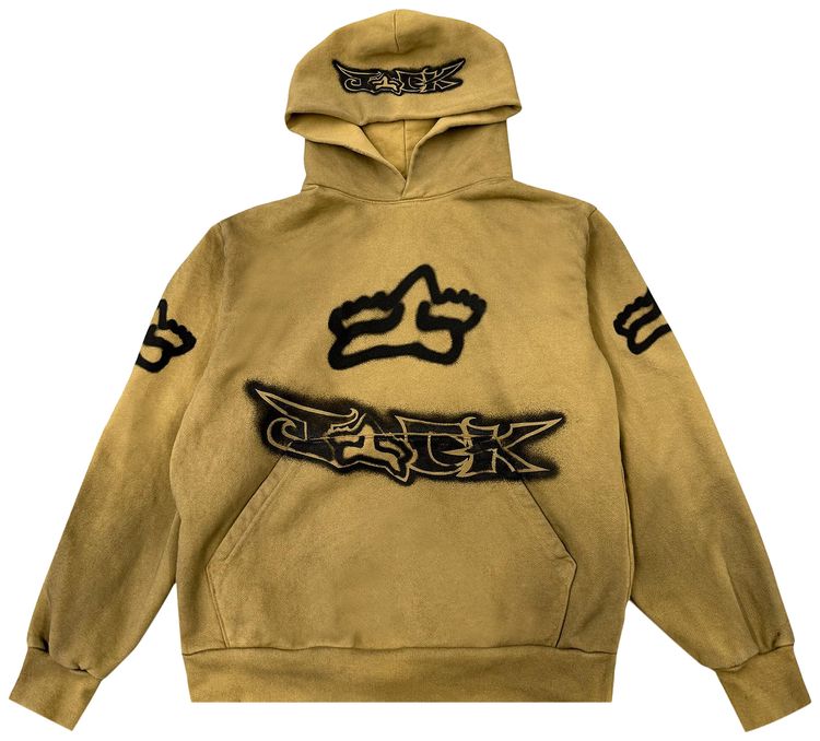 

Худи Cactus Jack by Travis Scott x Fox Racing Hoodie II 'Tan', загар
