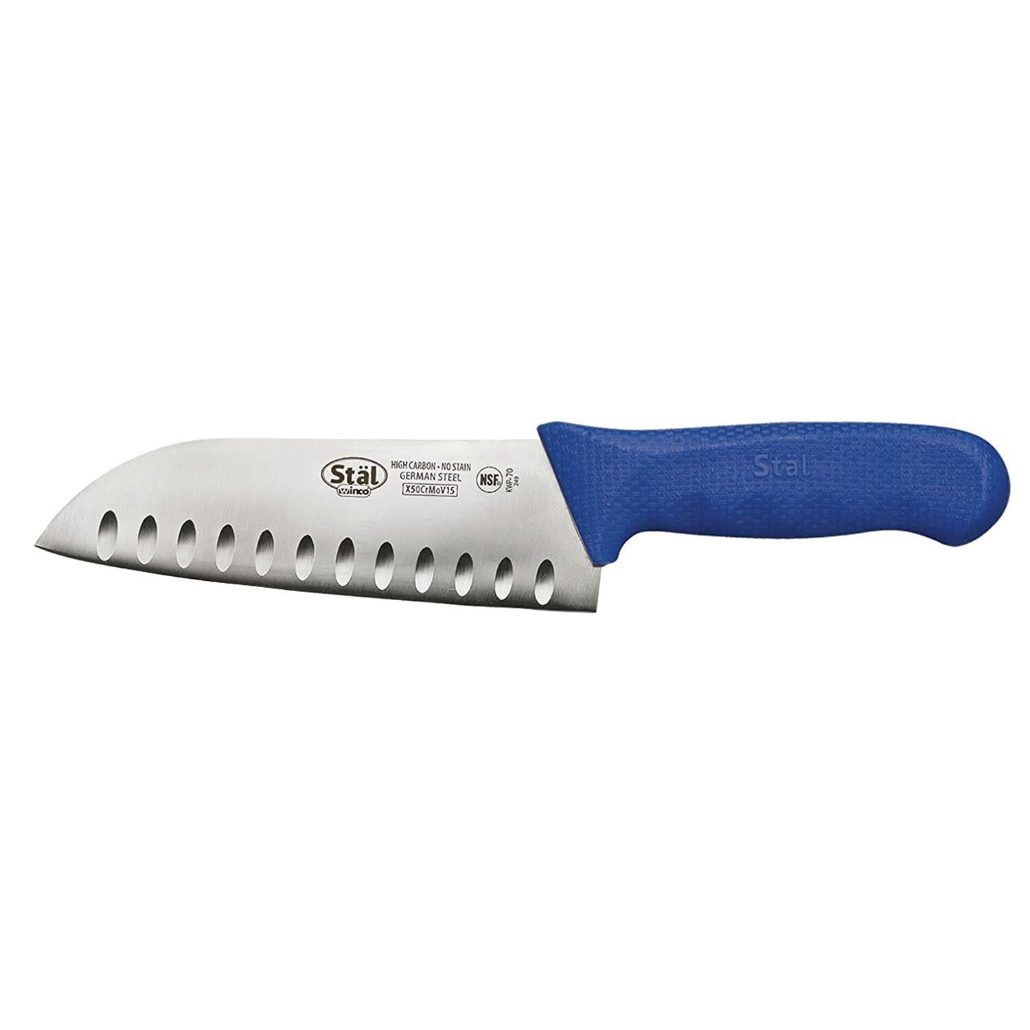 

Нож столовый Winco KWP-70U Stl Santoku Granton
