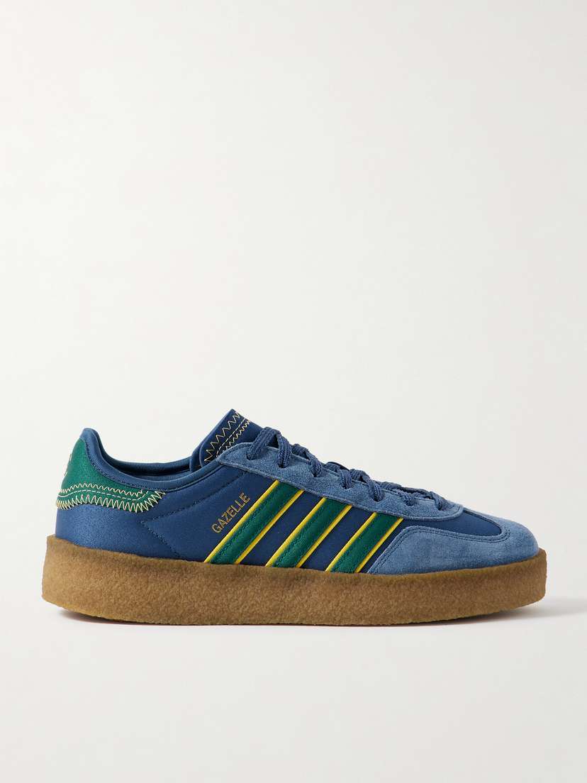 Кроссовки Clot Gazelle с замшевой отделкой Adidas Originals, синий