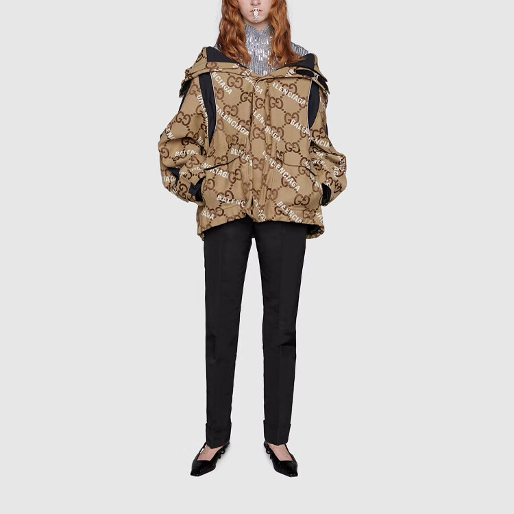 Balenciaga X Куртка Унисекс Хаки Gucci, хаки — фото 2