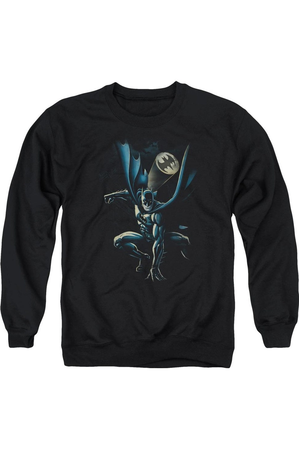 

Толстовка Batman Calling All Bats для взрослых с круглым вырезом Gildan, черный