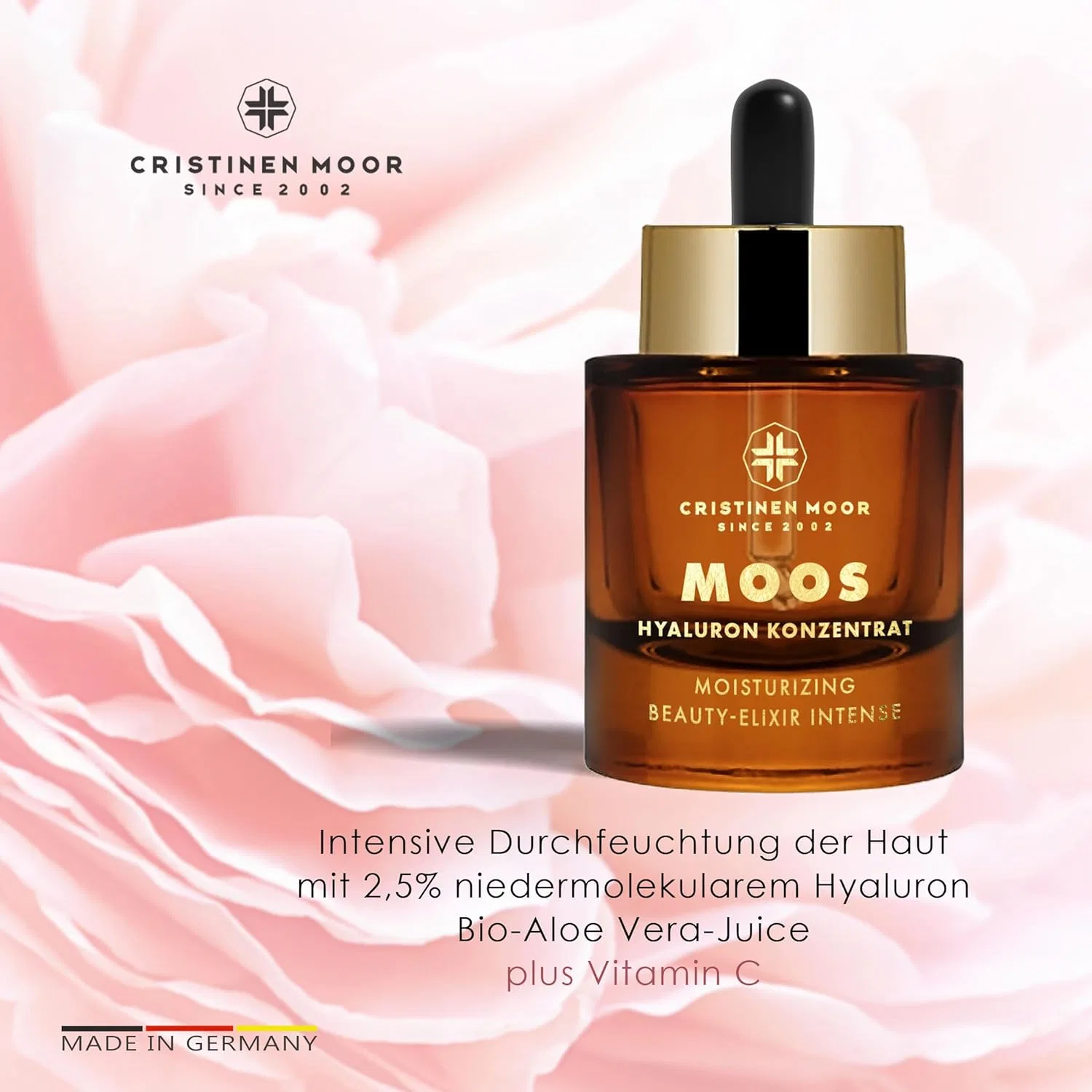 Мист Cristinenmoor — Высококонцентрированная гиалуроновая «Moor Moss» с . % гиалуроновой кислотой от Cristinen — фото 3