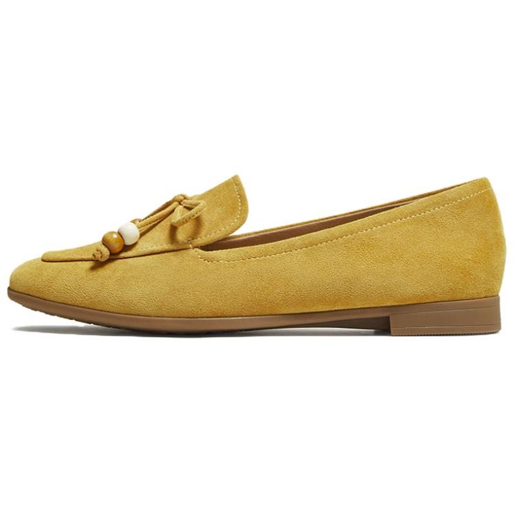 BASTO Женские лоферы желтые, кофейные, бежевые — бежевые, цвет Beige — фото 3