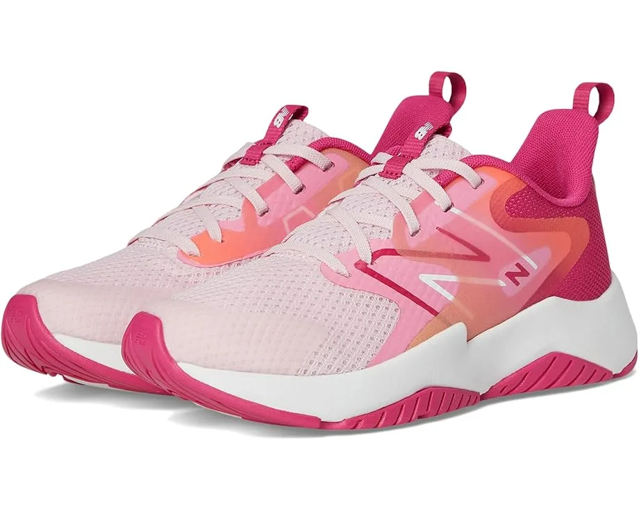 Кроссовки New Balance Kids Rave Run v2 (Big Kid), Rose Sugar/Carnival Pink