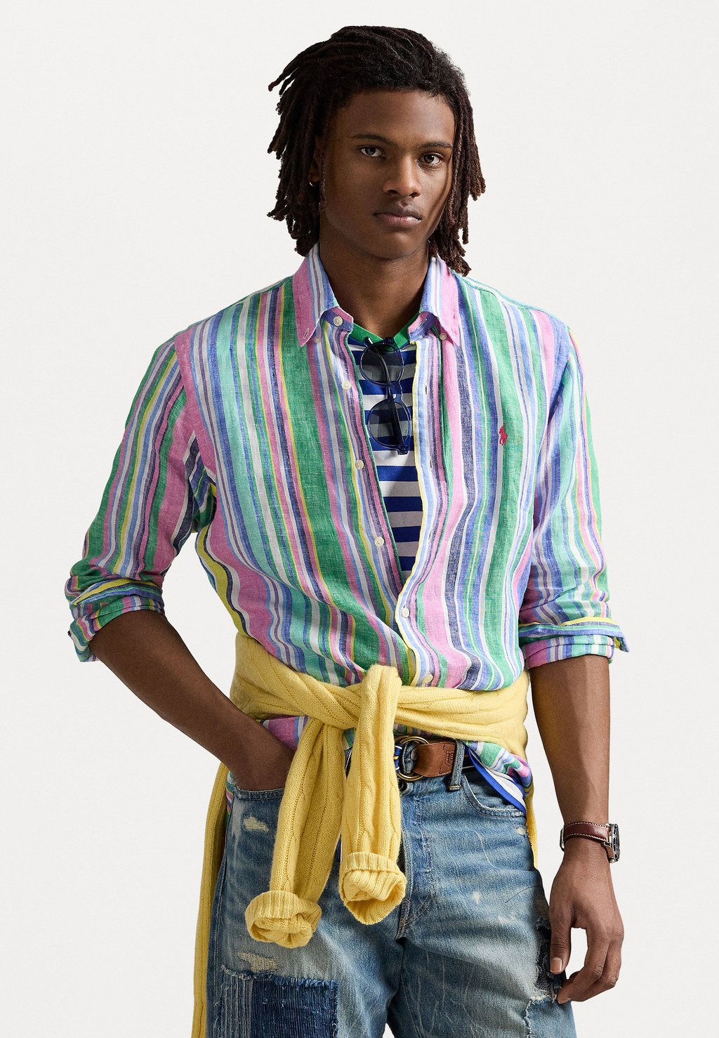 

Рубашка LONG SLEEVE SHIRT Polo Ralph Lauren, зеленый