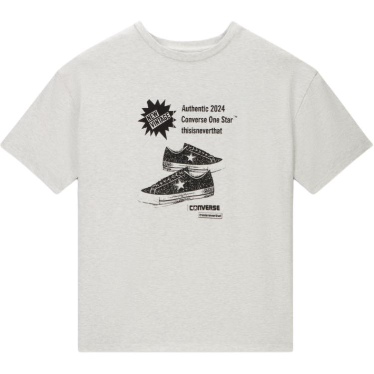 

X Thisisneverthat Сетчатая Футболка Converse, Светло-Серый