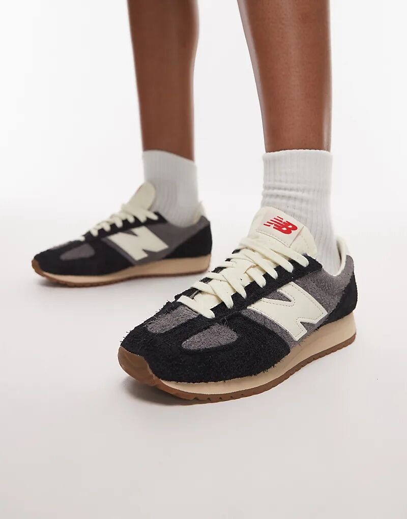 Кроссовки унисекс New Balance 471 черного и бежевого цветов
