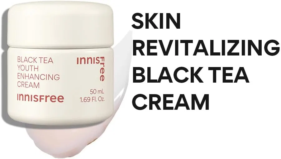 Крем для лица Innisfree — Дневной Youth Black Tea Skin Cream, 45 мл — фото 3