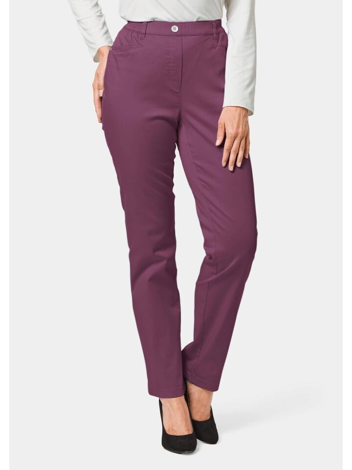 

Тканевые брюки GOLDNER MARTHA, цвет aubergine