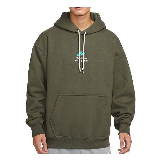 

Толстовка NIKE AS M NK FT OUTDOOR PO Hoodie 'Olive Green', зеленый