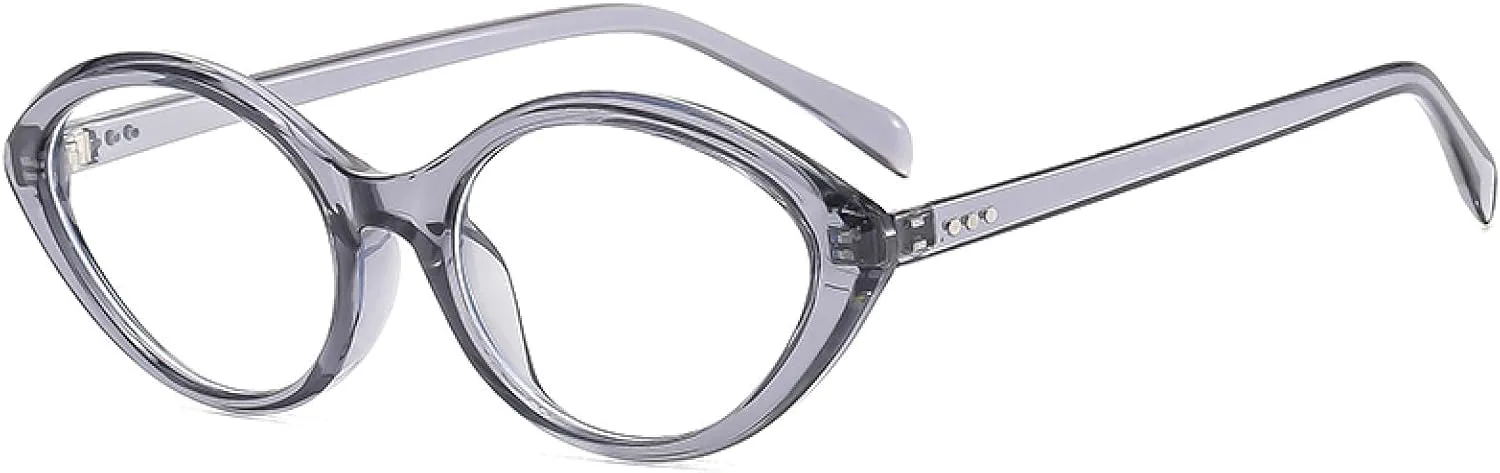 

Винтажные солнцезащитные очки «кошачий глаз» для женщин и мужчин, защита от УФ-излучения UV400, ретро-оправа, овальная форма, солнцезащитные очки WNCKSQ, C9