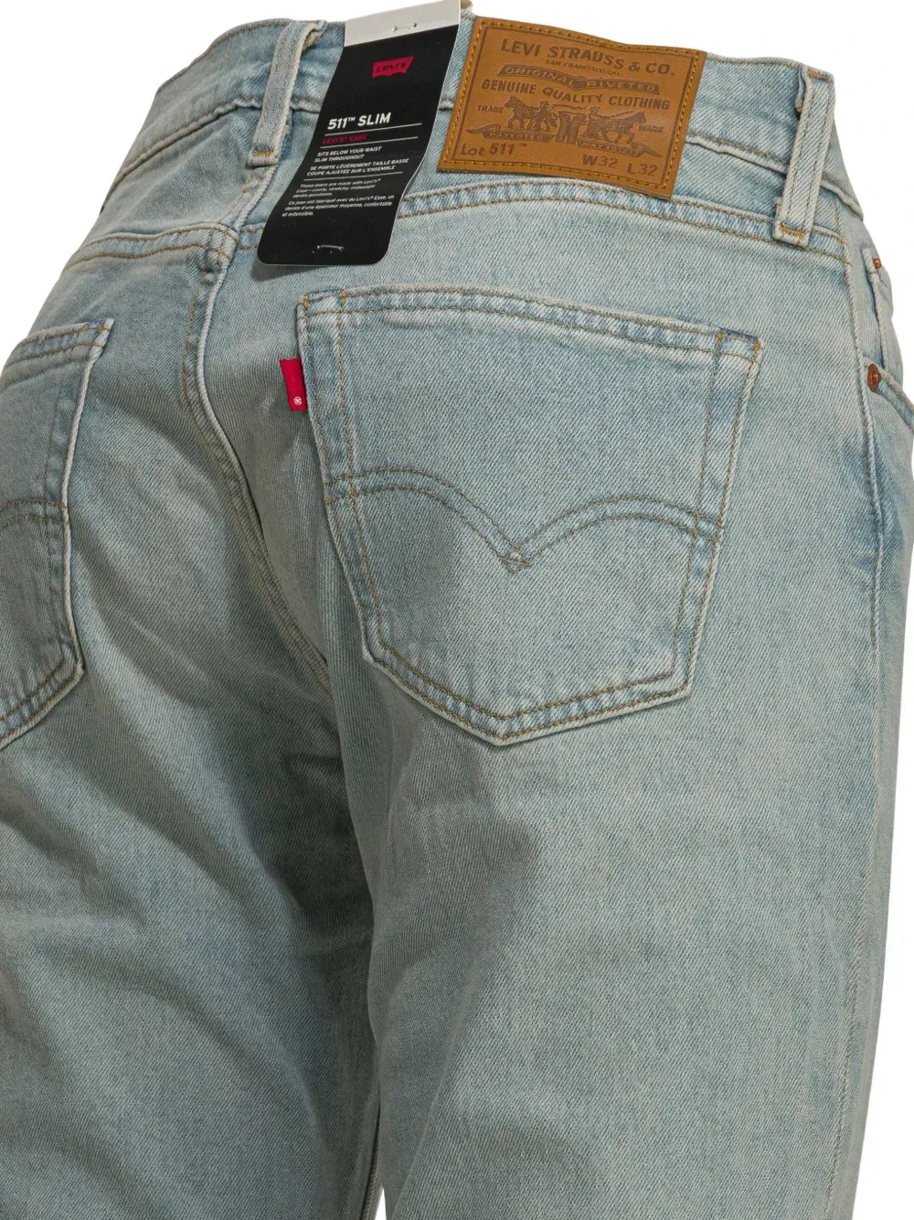 Джинсы кроя слим-фит 511 Levi's, синий — фото 4