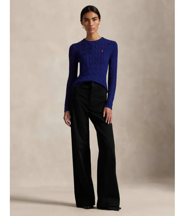 Свитер Джулианны Slim fit Polo Ralph Lauren, синий — фото 2