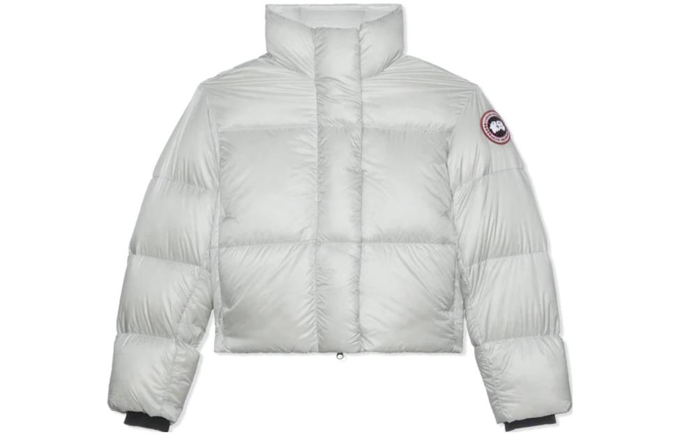 Короткая стеганая куртка Cypress черный Canada Goose, серебристо-белый — фото 2