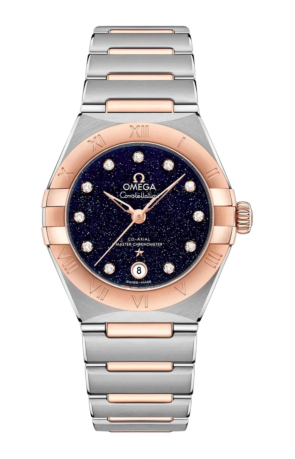 CONSTELLATION OMEGA CO-AXIAL МАСТЕР ХРОНОМЕТР 29 ММ - 131.20.29.20.53.002, синий