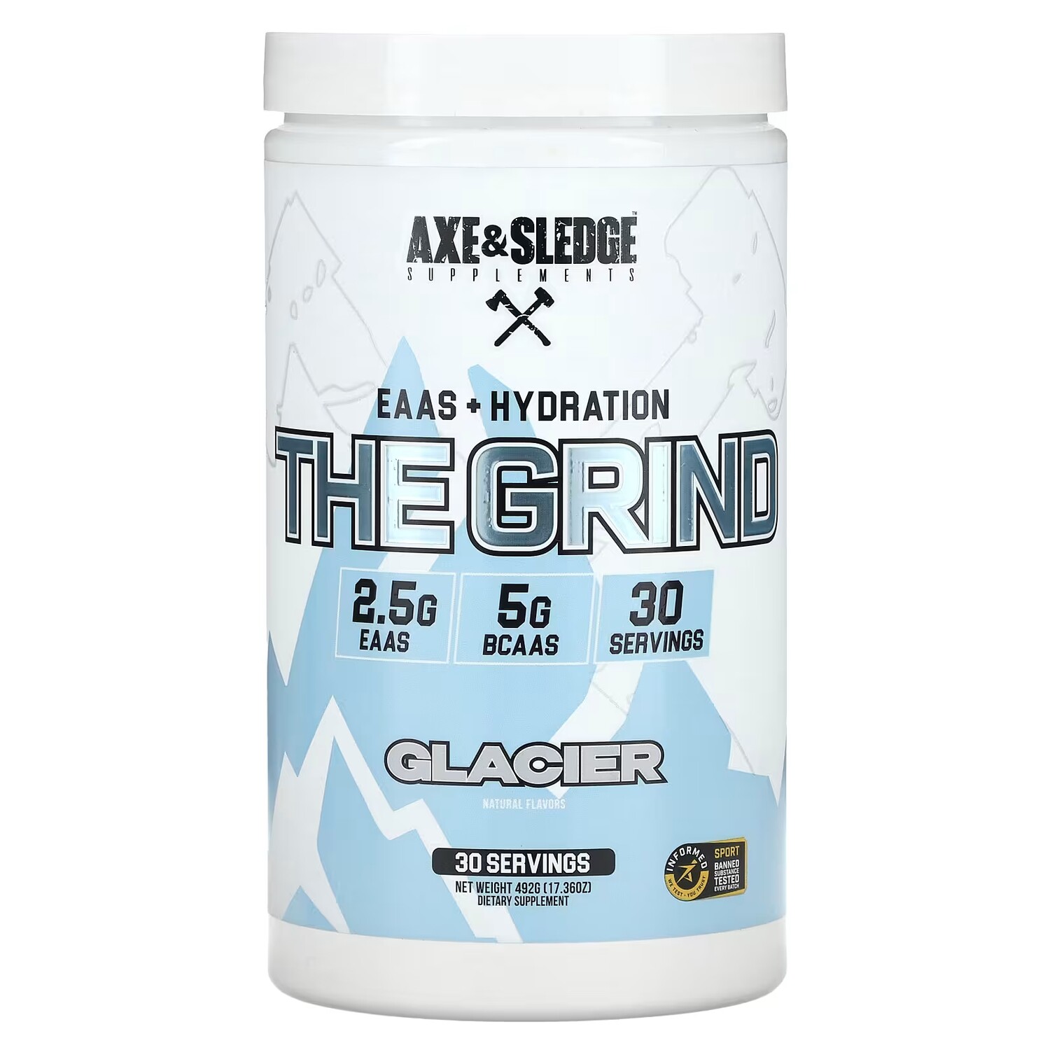 

Добавки Axe & Sledge Supplements The Grind EAA + Hydration Glacier, 492 г