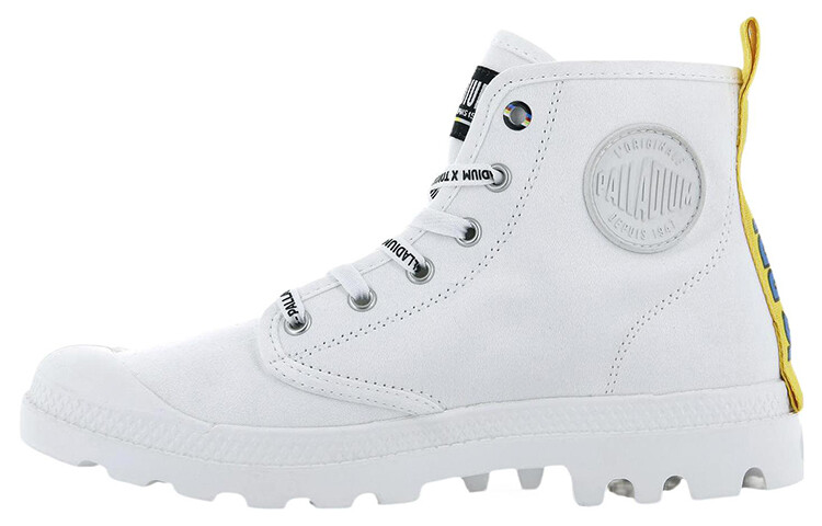

Pampa Canvas Shoes Unisex High-top White Palladium