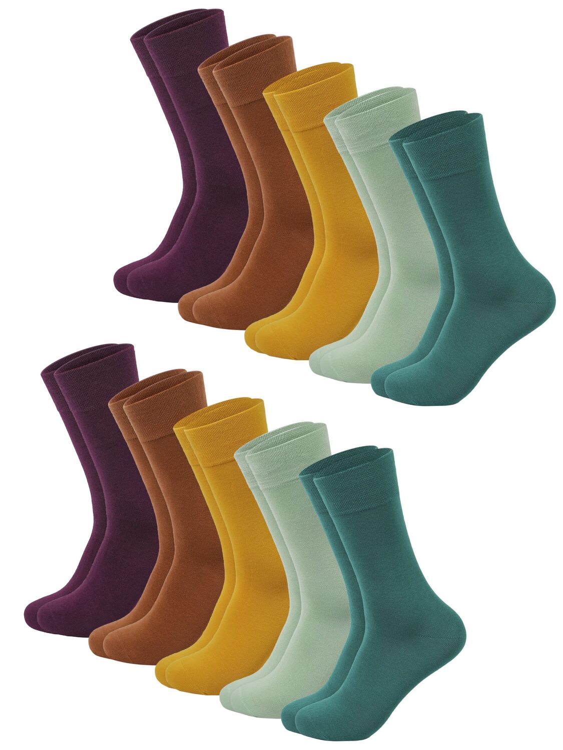 

Носки 'Footnote Baumwollsocken - высококачественные, дышащие, премиум-качество - 10 пар' в цвете Merlot