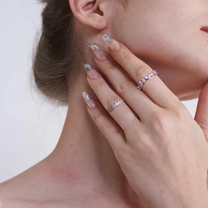 

Нишевое дизайнерское кольцо для женщин VIVIWELL, серебро