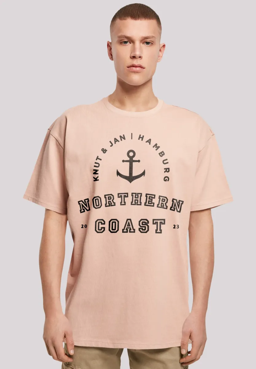 

Футболка F4NT4STIC "Northern Coast North Sea Knut & Jan Hamburg", принт, цвет Amber