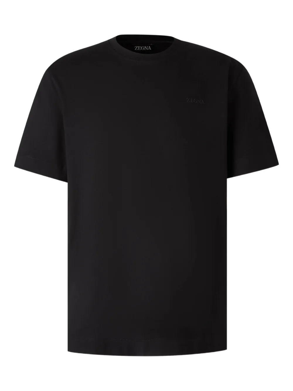 

Хлопковая футболка Zegna, черный