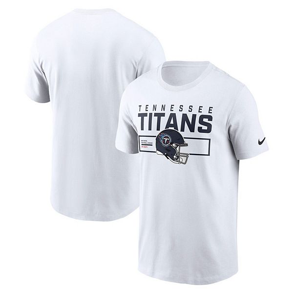 

Мужская белая футболка tennessee titans primetime helmet essential Nike