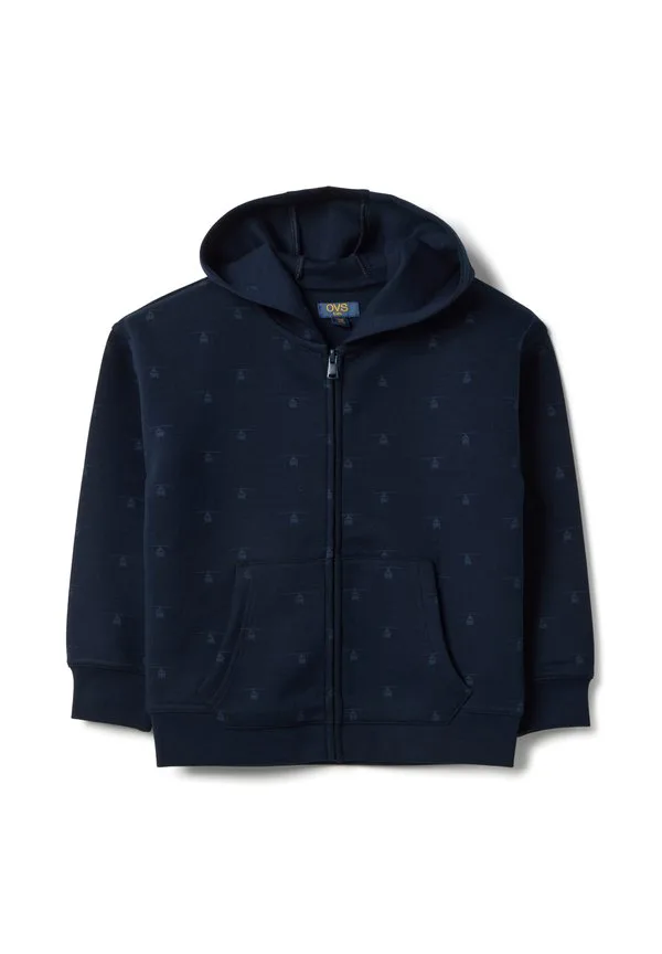 Толстовка прямого кроя на молнии по всей длине Ovs, Dark Blue