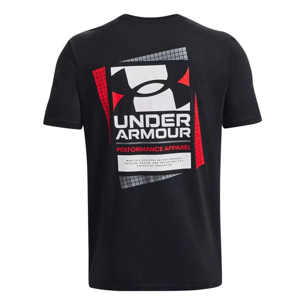 

Футболка multicolor box logo t-shirt 'black' Under Armour, черный