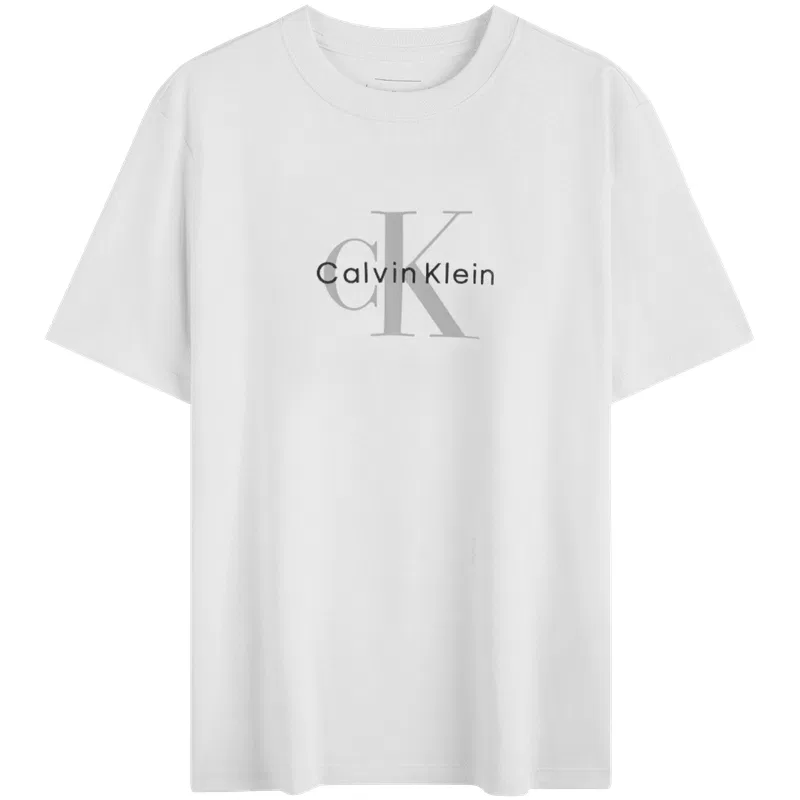 Футболка из хлопка Calvin Klein SS25CK Moon White — фото 3