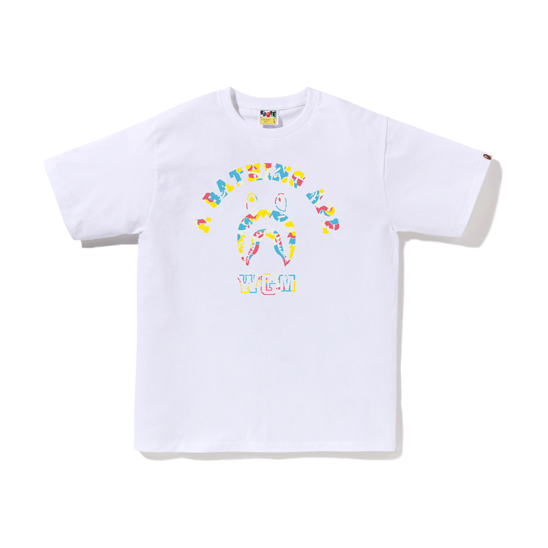 

Футболка Bape Store Sanya Shark College A BATHING APE, белый