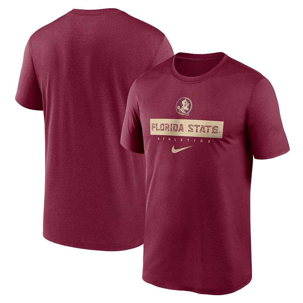 

Мужская футболка Nike Garnet Florida State Seminoles 2024 Sideline Legend Performance, цвет Fsu Red