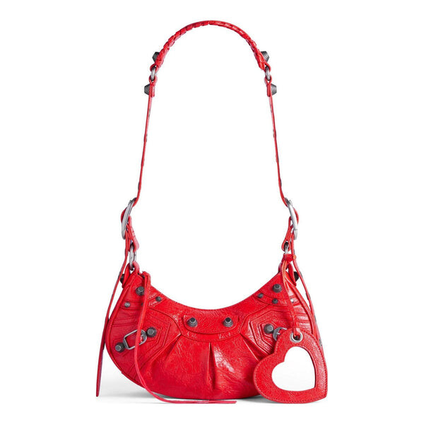 

Сумка xs le cagole shoulder bag 'tomato red' Balenciaga, красный