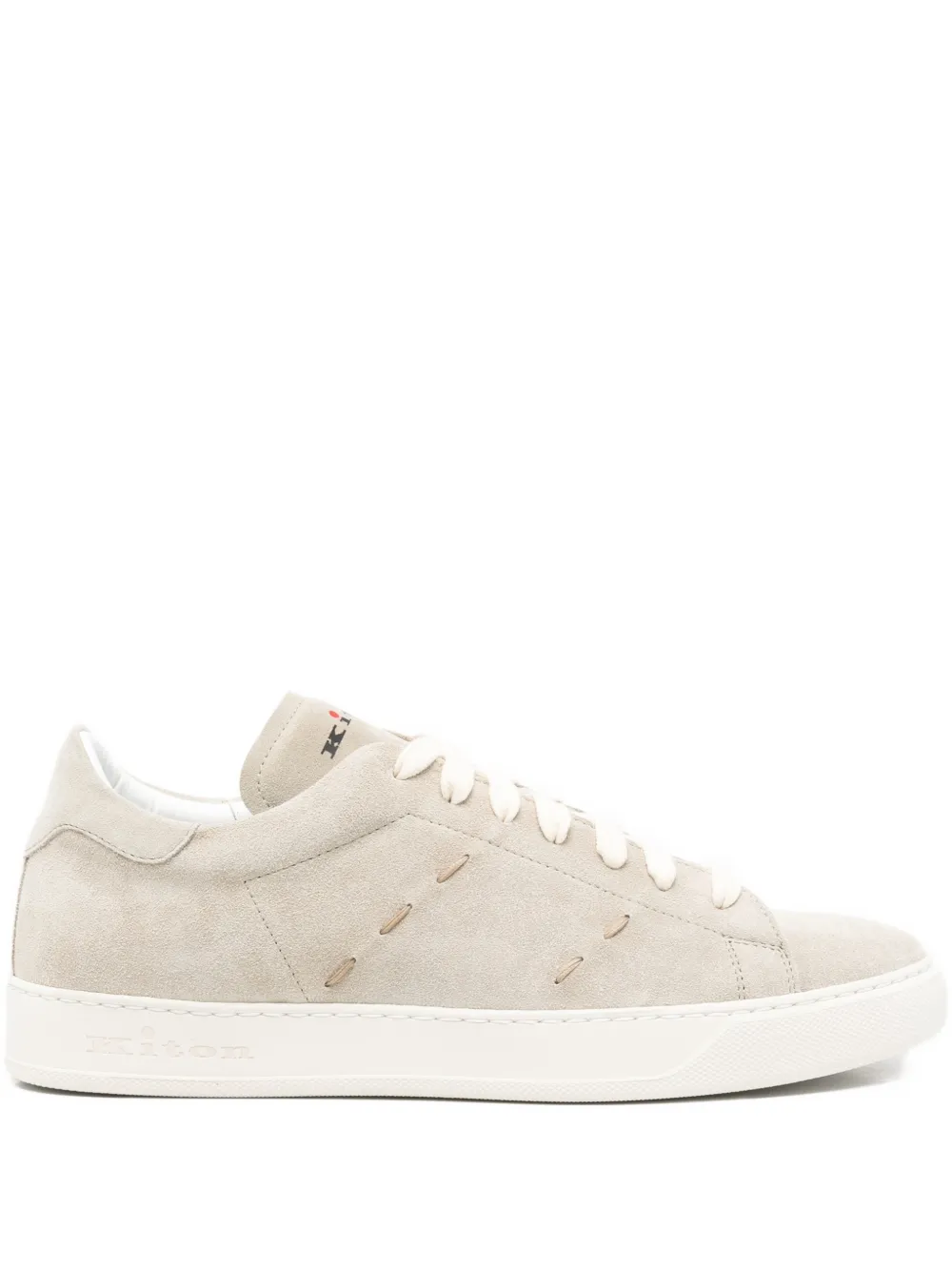 

Кроссовки с отделкой строчкой Kiton, серый