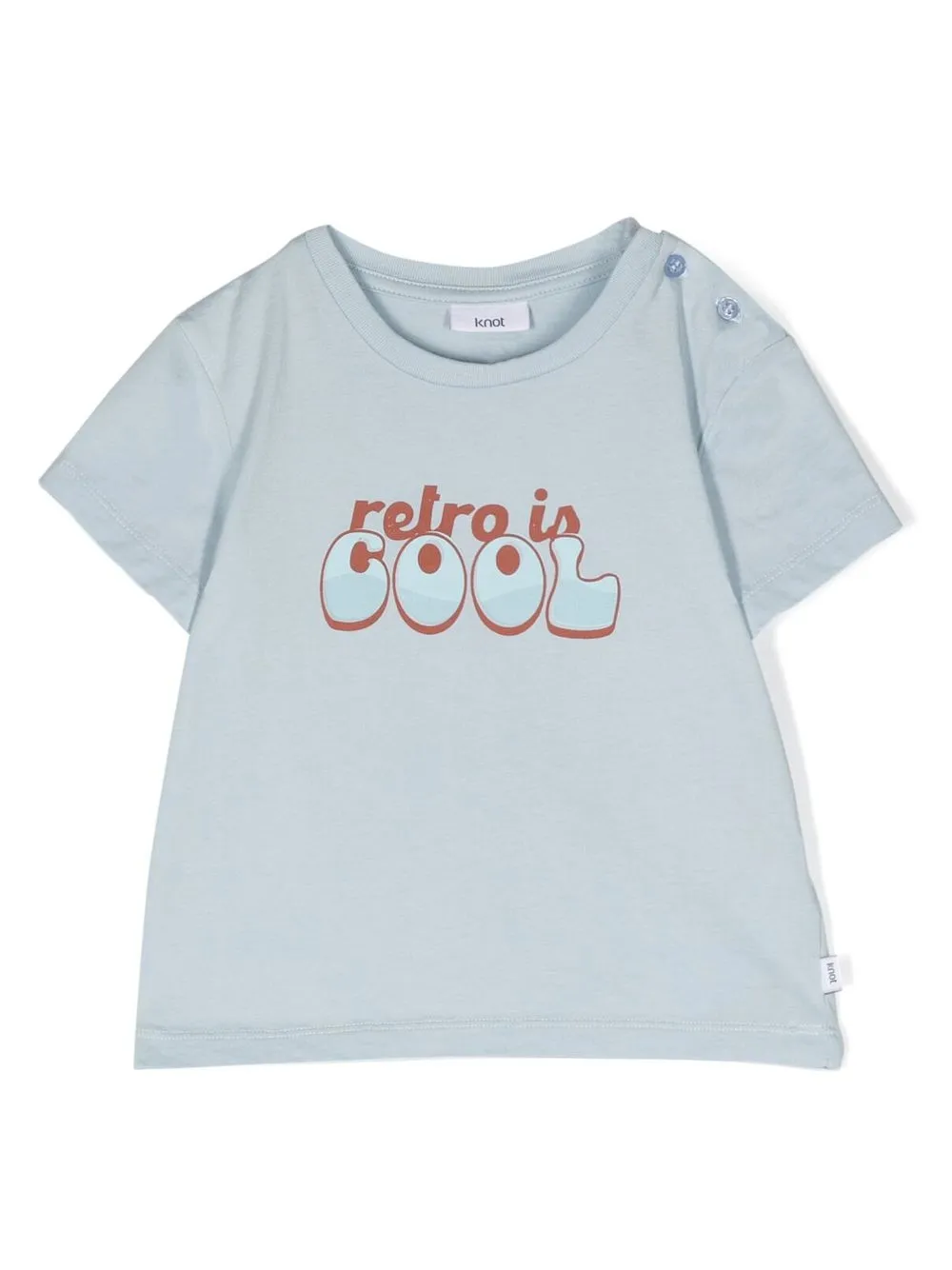 

Футболка с надписью Knot, синий