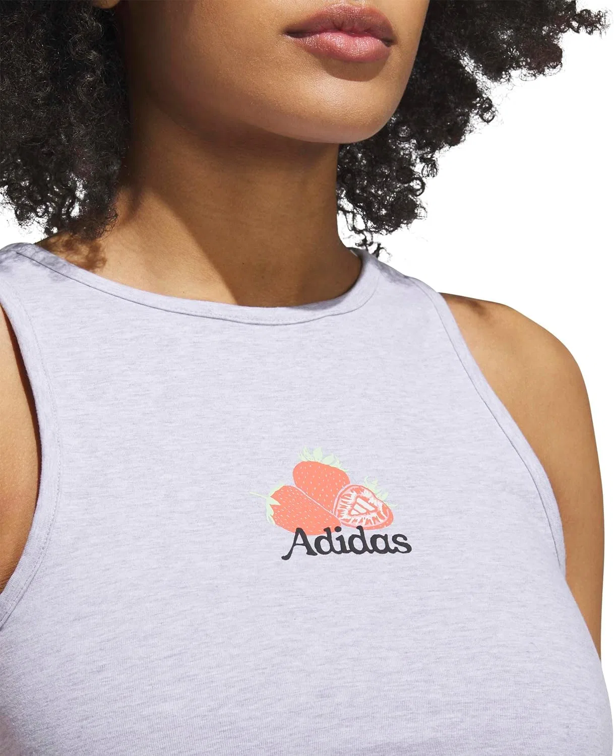 Топ-майка adidas Farmers Market, Light Grey Heather — фото 3