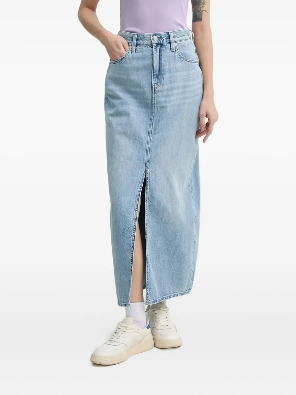 

Джинсовая юбка миди G-Star RAW, синий