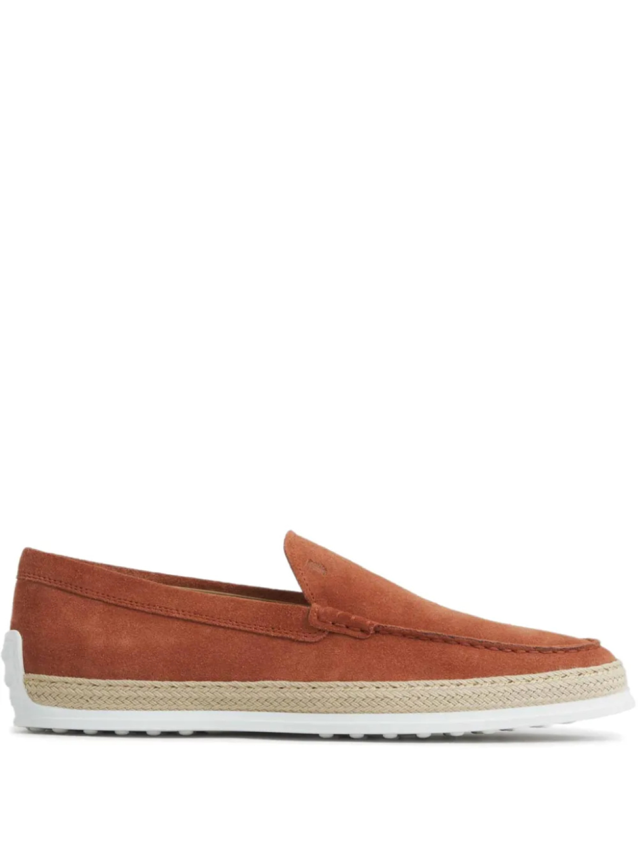 

Замшевые мокасины Tod's, оранжевый