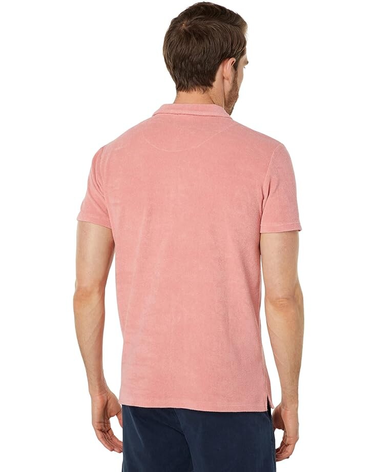 

Поло BENSON Hanlan Terry Polo, цвет Salmon Pink