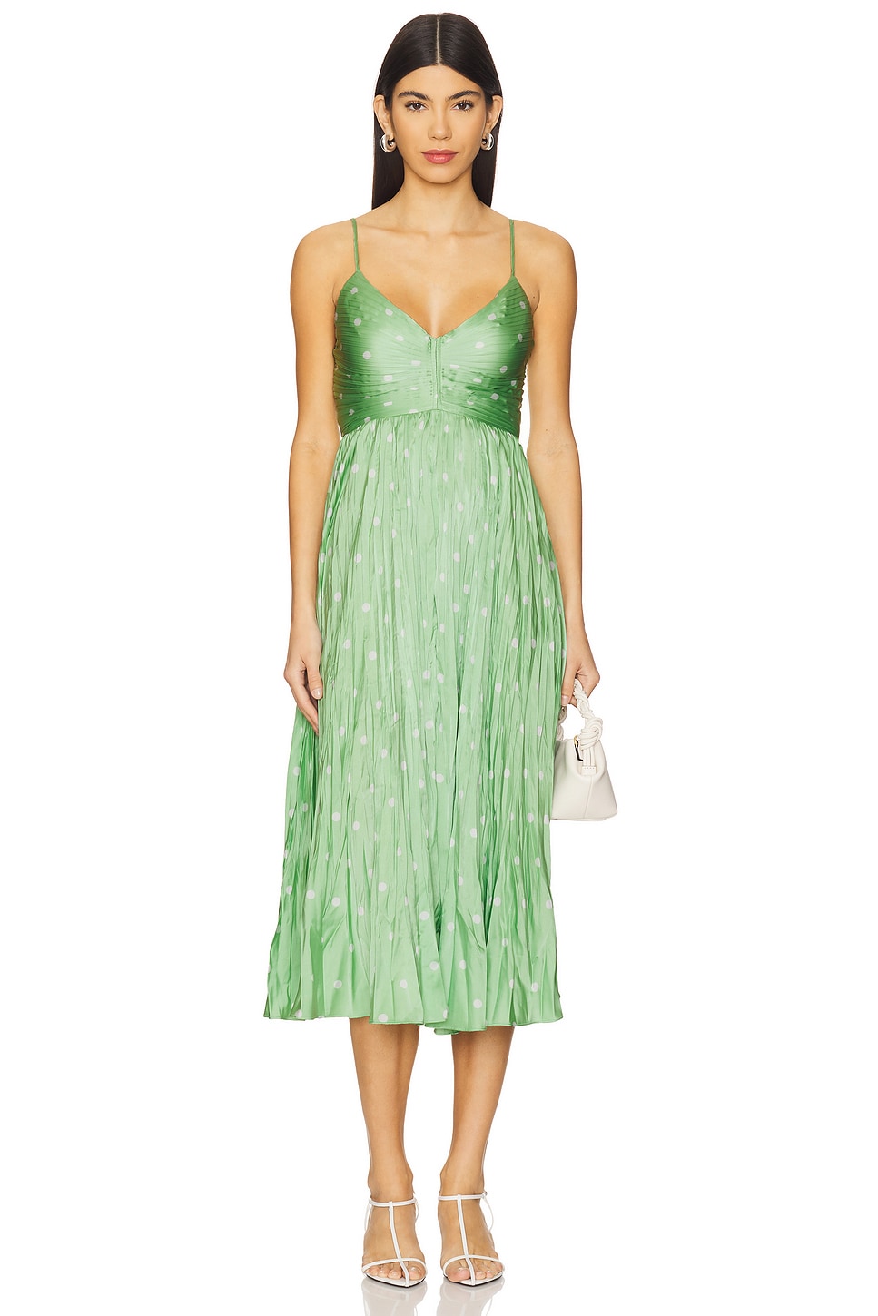 

Платье Maeve Astr The Label, mint polka dot